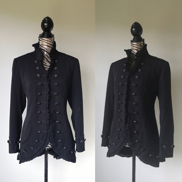 Gothic Victorian Military inspired blazer - Picture 2 of 9
